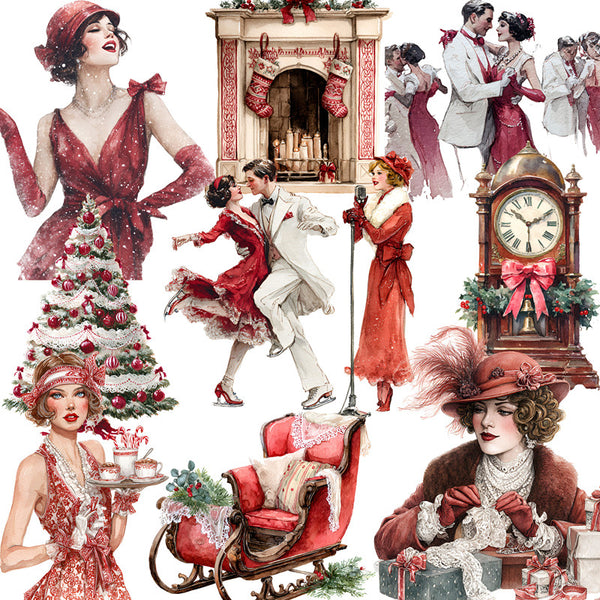 20PCS Christmas party sticker