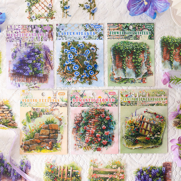 10PCS Secret Garden Series sticker