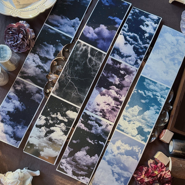 Whole Roll 9cm*6m Night is approaching Washi/PET Tape