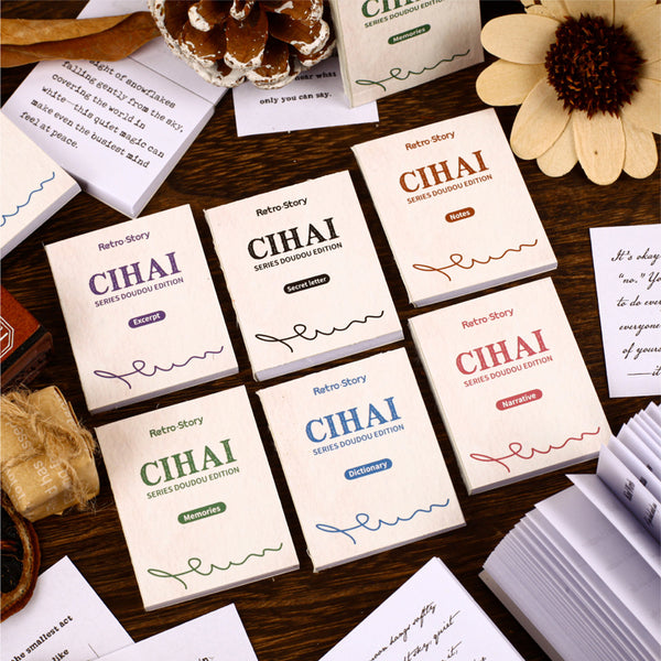 50PCS Cihai Series material paper