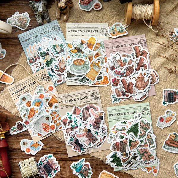 40PCS Mountains hide meaning series sticker