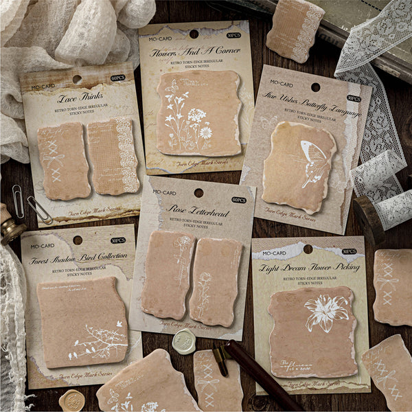 30PCS Tear edge mark series note paper