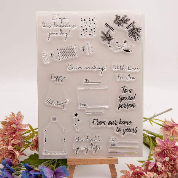 Clear silicone stamp