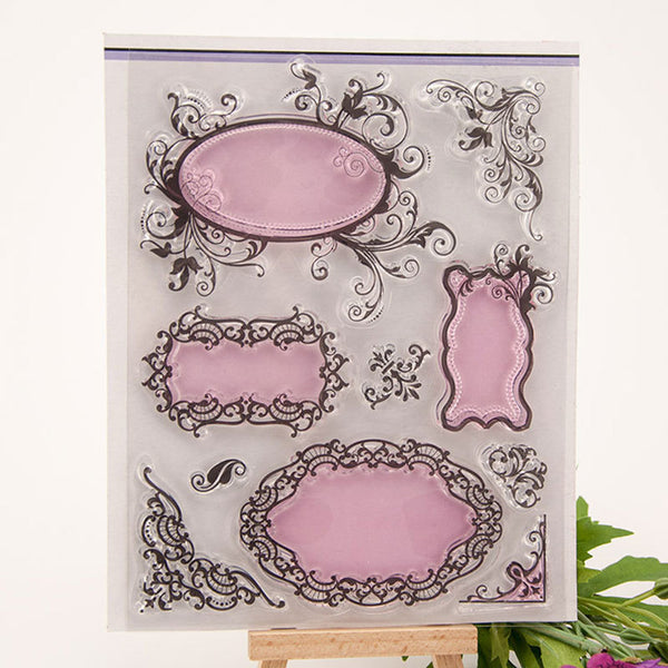 Clear silicone stamp