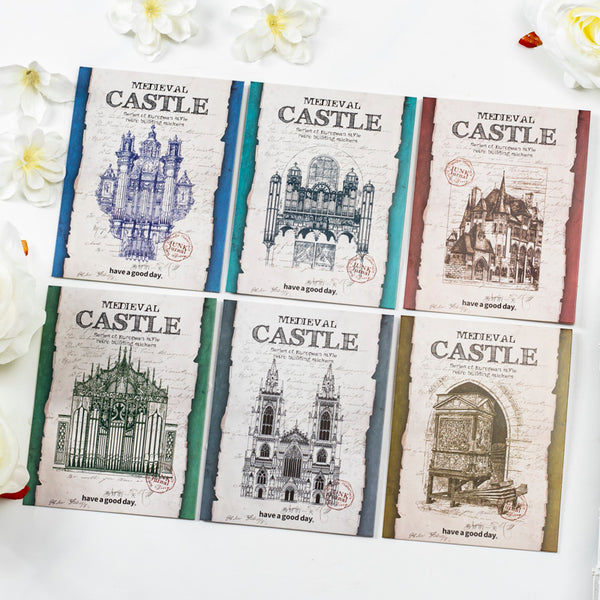 10PCS Medieval Castle Series sticker