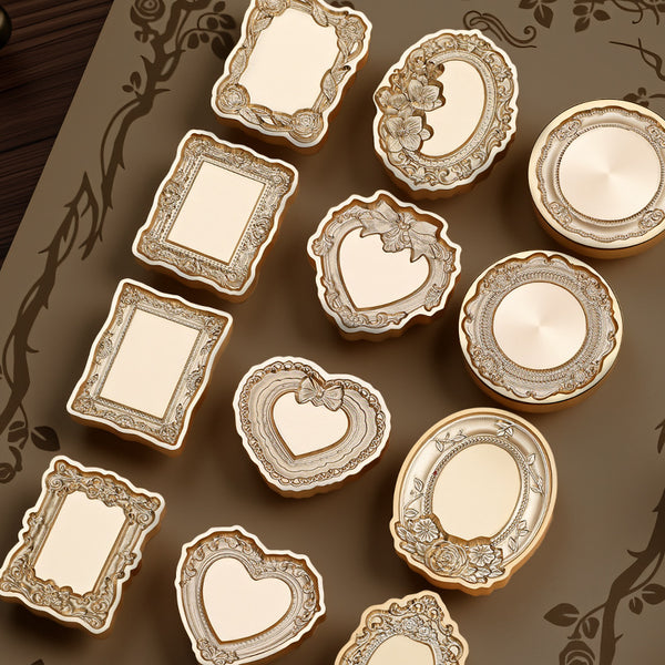 Retro photo frame Series Wax Seal Stamp