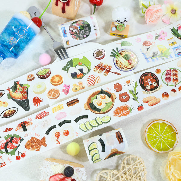 Sushi party Die Cutting Washi Tape