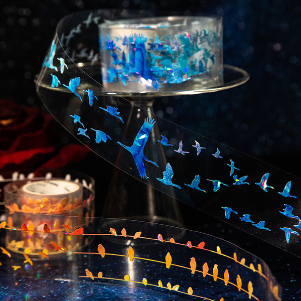 Flying Bird Hazy Series Shell Light PET Tape