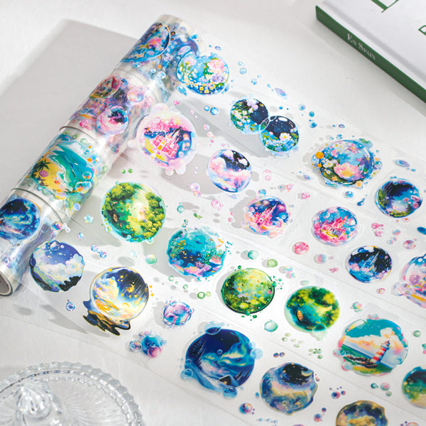 The World in Bubbles series Die Cutting PET Tape