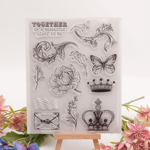 Clear silicone stamp