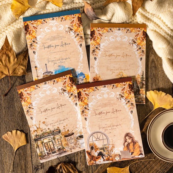 20PCS Autumn invitation series sticker book