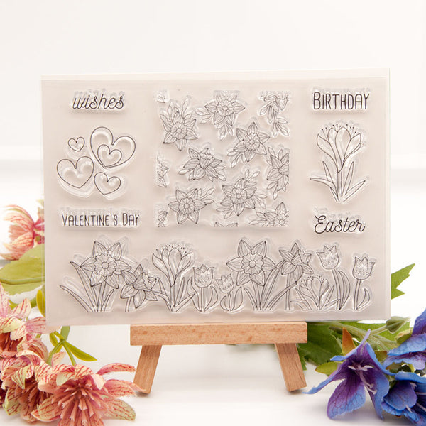 Clear silicone stamp