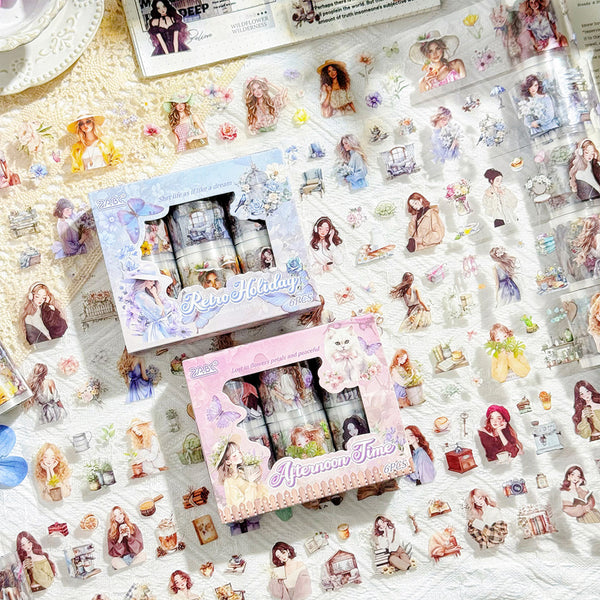 Anonymous Poems Series Die Cutting PET Tape Set