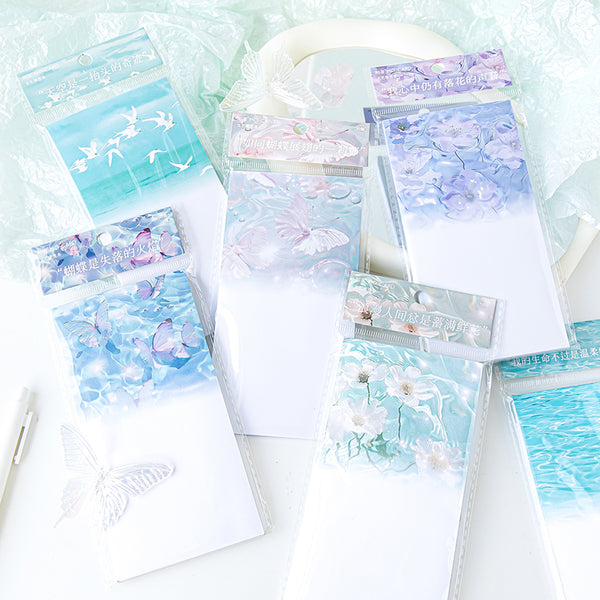 50PCS All things Free Verse series note paper