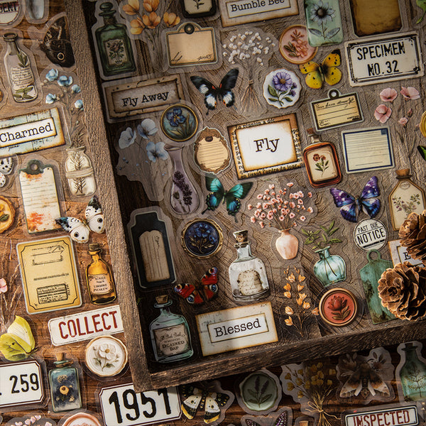 50PCS Old Dream Wandering Series sticker