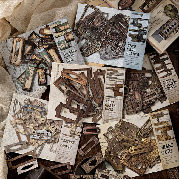 30PCS Retro Archive room series sticker