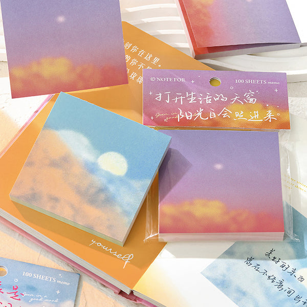 100PCS Good Mood Series note paper