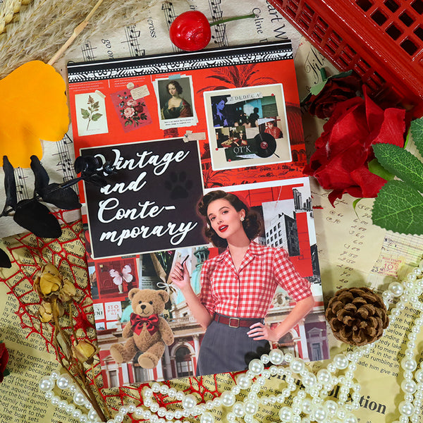 20PCS Vintage red sticker book