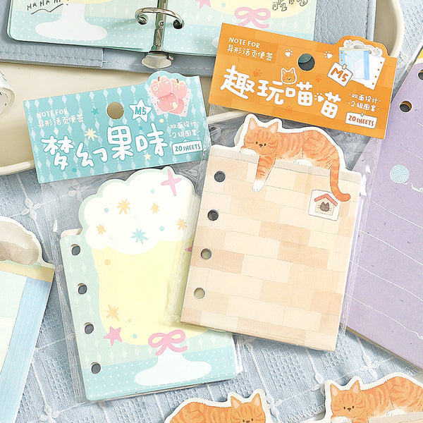 20PCS Happy Flipping Series note paper