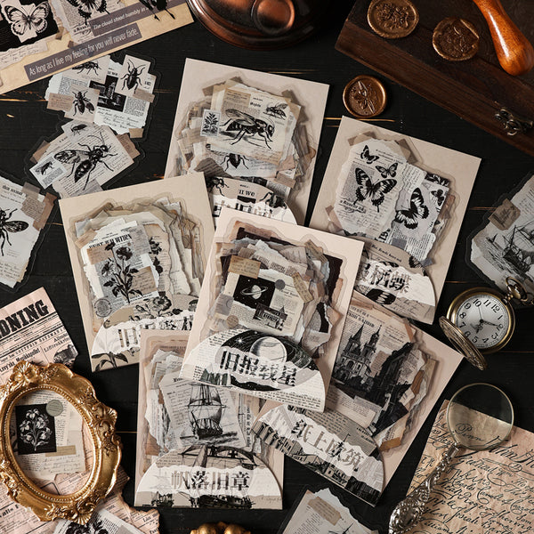 15PCS Collage Theater series sticker