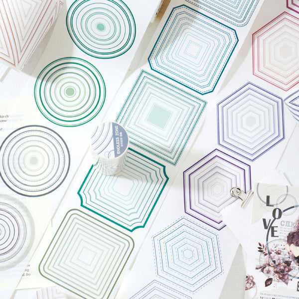 Endless frame series Die Cutting Washi Tape