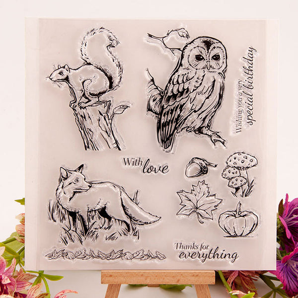 Clear silicone stamp