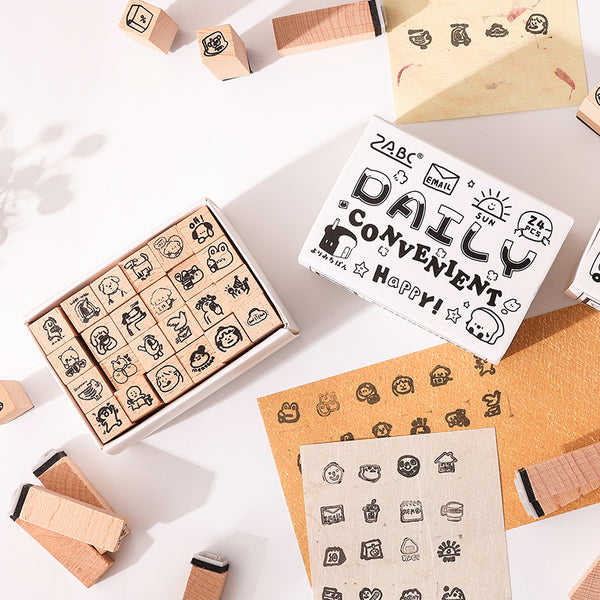 24PCS Mood Mark Series stamp set