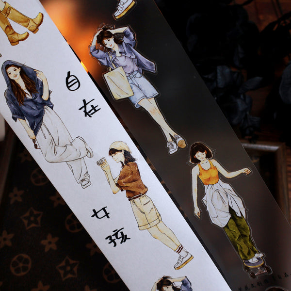 6cm*100cm Free and easy Die Cutting Washi/Fog PET Tape