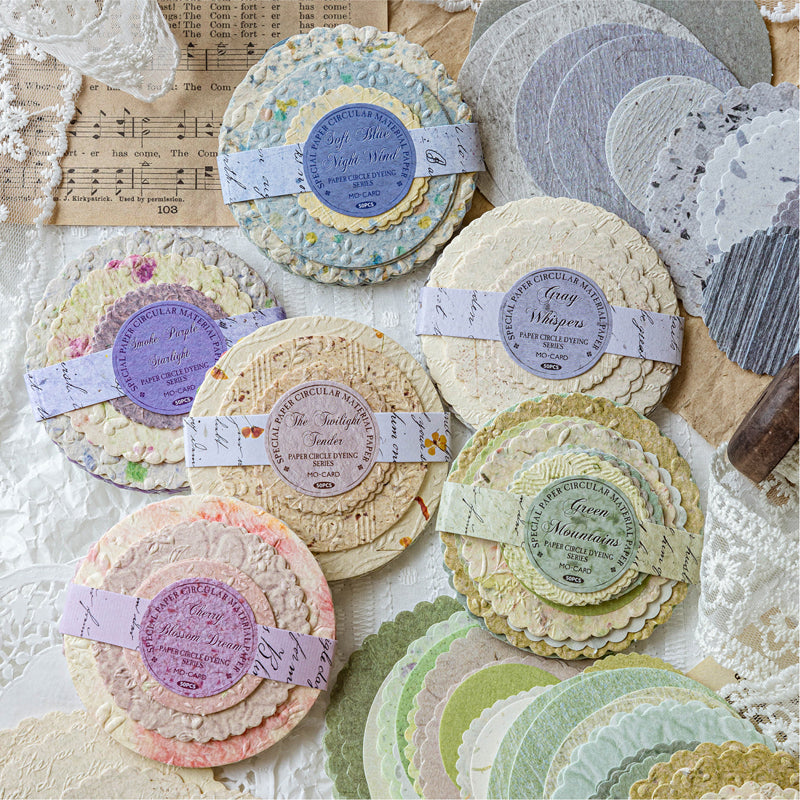 50PCS Paper disc series material paper – LBLYXIR