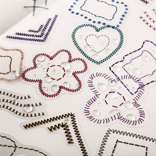 20PCS Embroidery thread series sticker