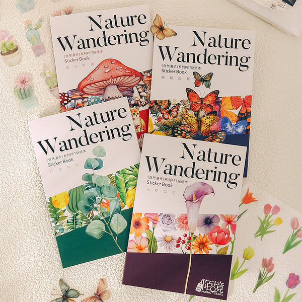 20PCS Nature Wandering series sticker book