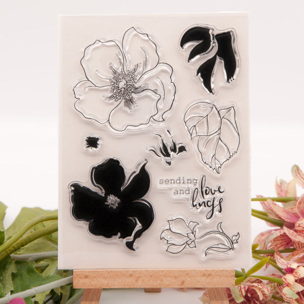 Clear silicone stamp