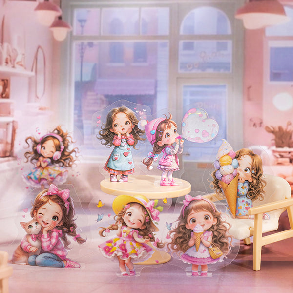 50PCS Star Ah series sticker