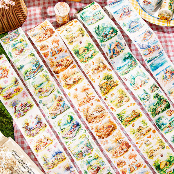Låt oss ta en picnic-serie washi-band.