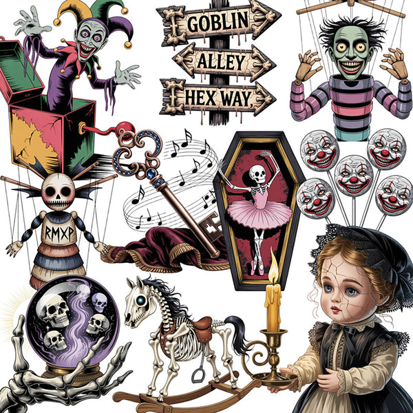 20PCS Horror Halloween sticker