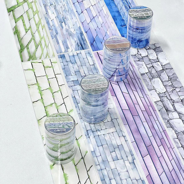 Road background tape Washi/PET Tape