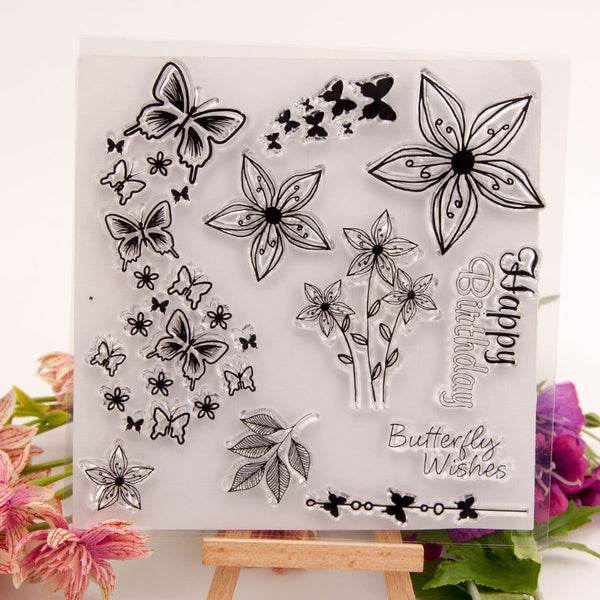 Clear silicone stamp