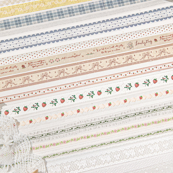 Handmade lace series Flash PET Tape Set