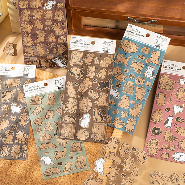 24PCS Pixel Cutie Series sticker book