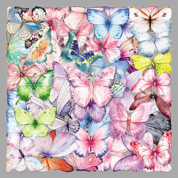 50PCS Colorful butterfly Sticker