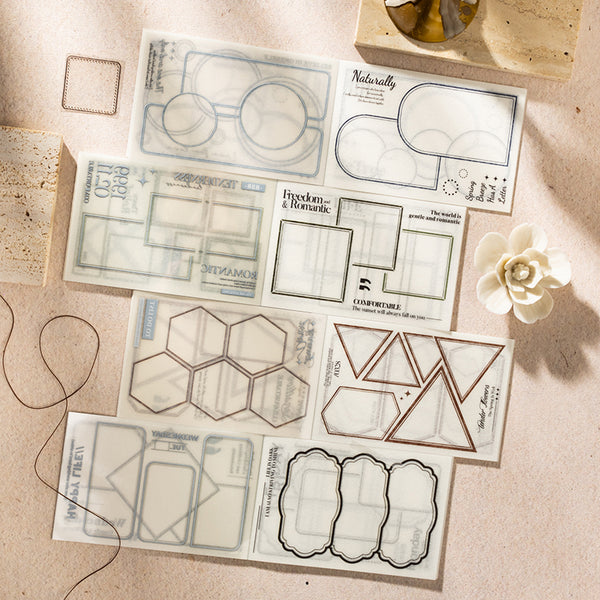 18PCS Border Theory series sticker book