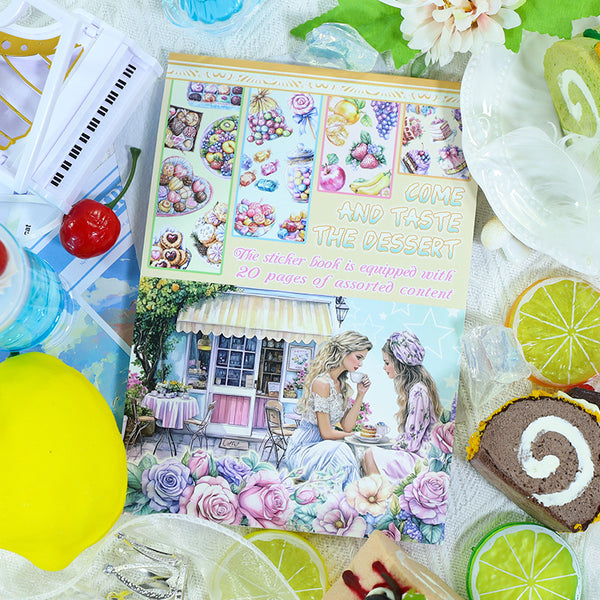 20PCS The Dessert series sticker book