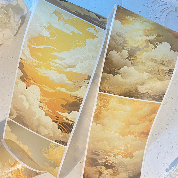 Whole Roll 9cm*6m Auspicious clouds Washi Tape