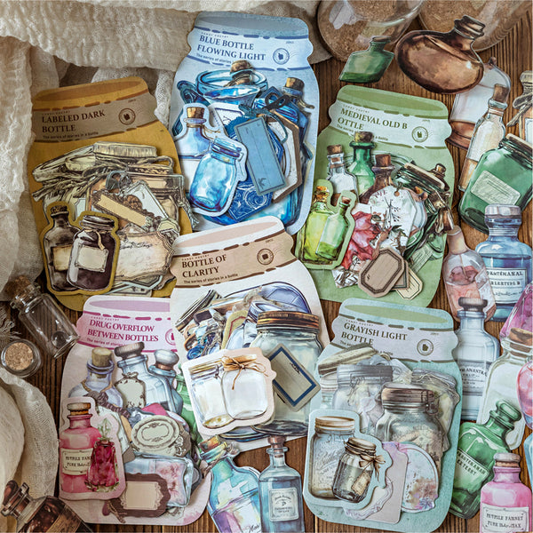 25PCS The Story in the Bottle Series Sticker