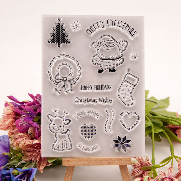 Clear silicone stamp