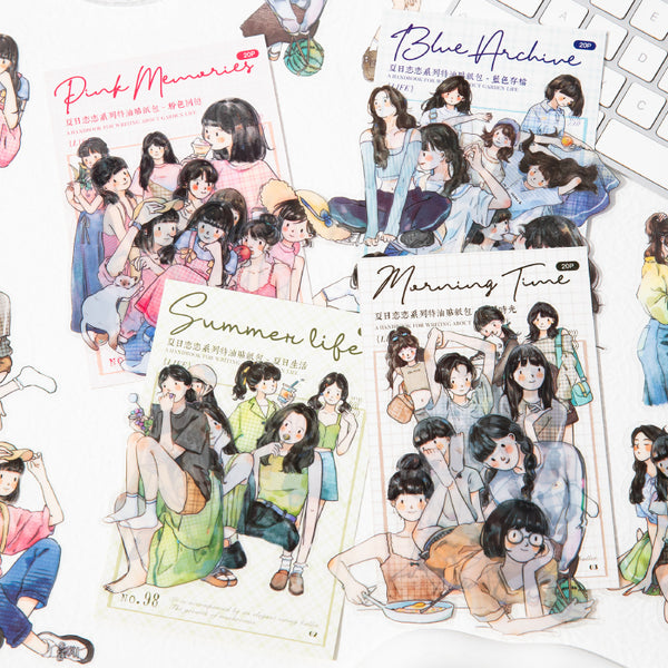 20PCS Summer Love series sticker