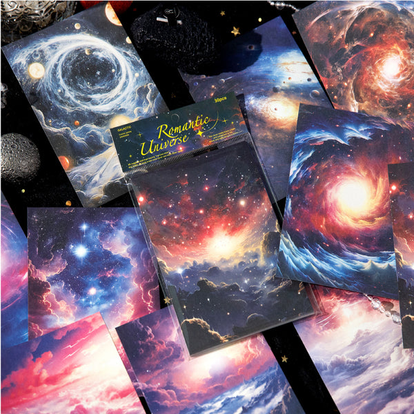 30PCS The Star series material paper