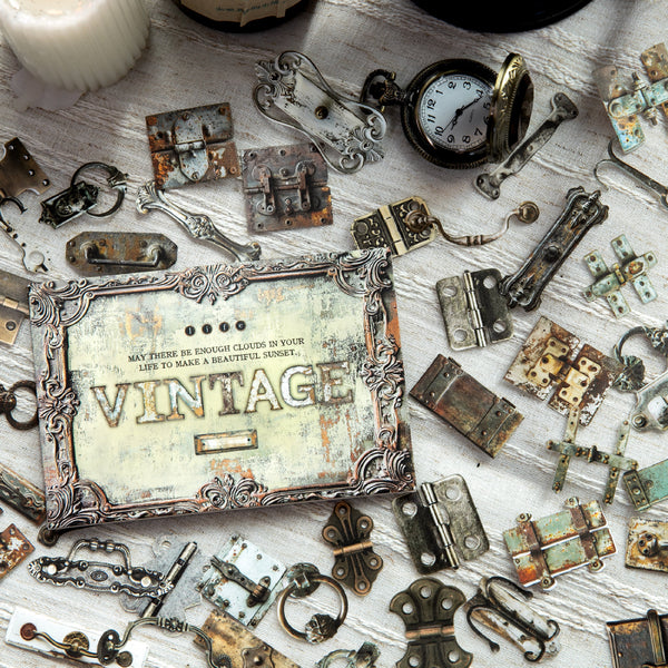 50PCS Old Things Collection Series sticker