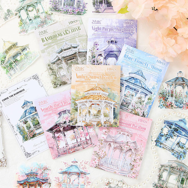 10PCS Inspiration garden series sticker