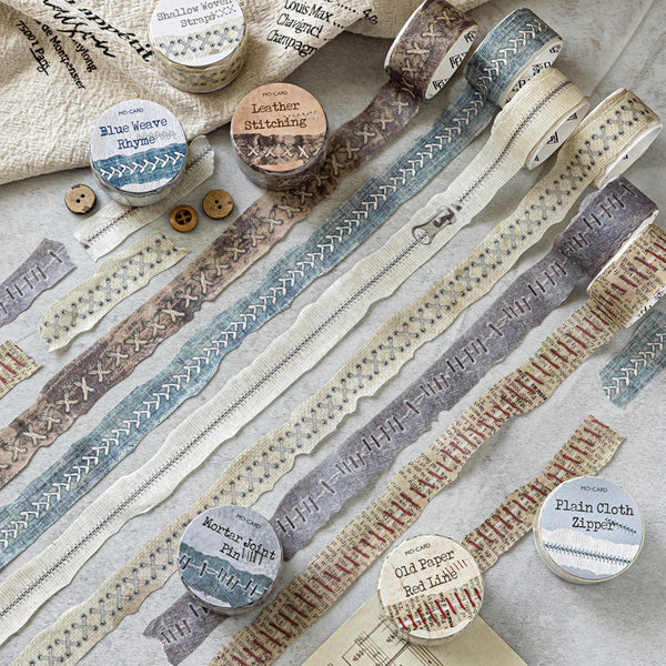 Tear edge sewing series Washi Tape